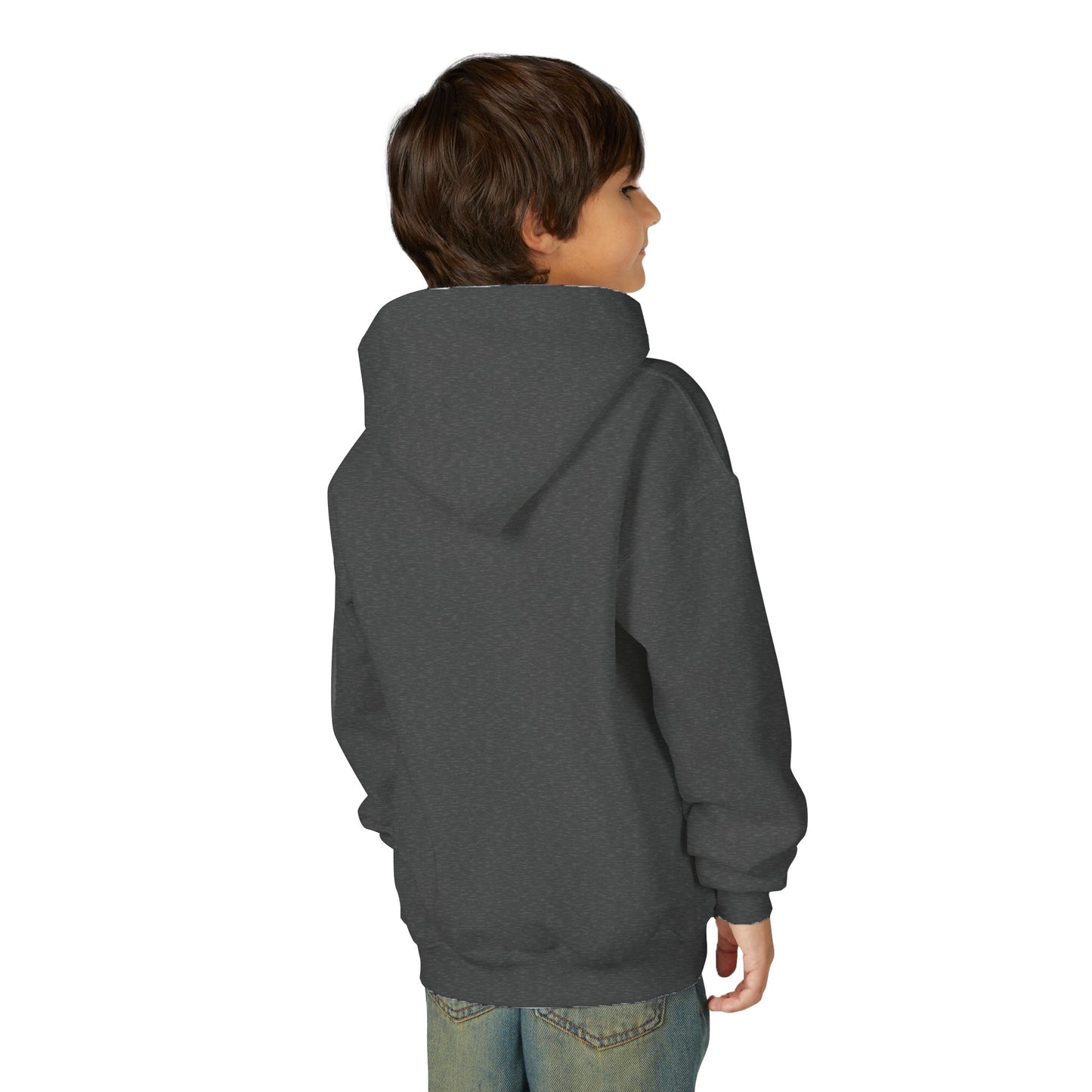 Halloween Haunted House Youth Hoodie, Spooky Sweatshirt, Fall Fashion, Trick or Treat Gift, Cozy Halloween Apparel