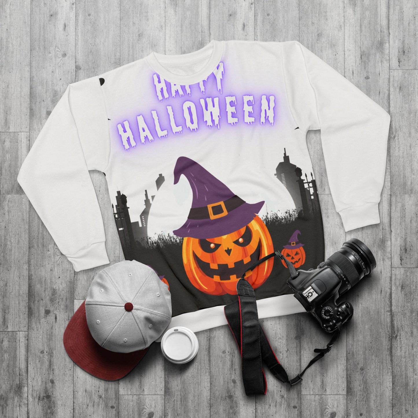 Glow-In-The-Dark Unisex Sweatshirt