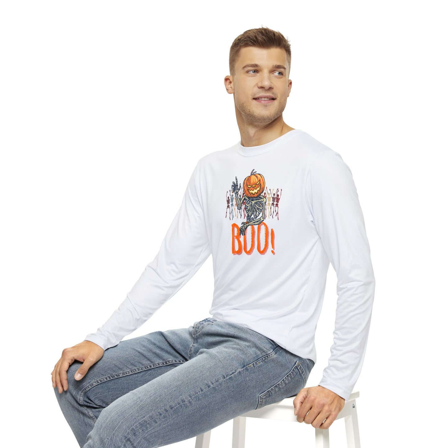 🎃 Halloween “BOO!” Long Sleeve Tee